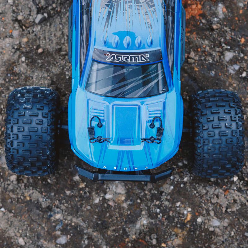 ARRMA 1/10 GRANITE 4X2 BOOST MEGA 550 Brushed Monster Truck RTR with Battery & Charger, Blue