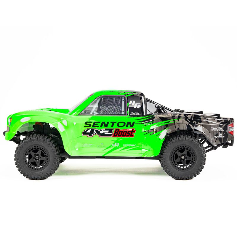 ARRMA 1/10 SENTON 4X2 BOOST MEGA 550 Brushed Short Course Truck RTR, Green