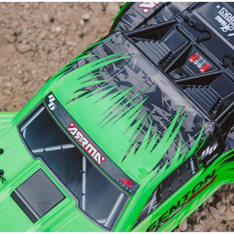 ARRMA 1/10 SENTON 4X2 BOOST MEGA 550 Brushed Short Course Truck RTR, Green