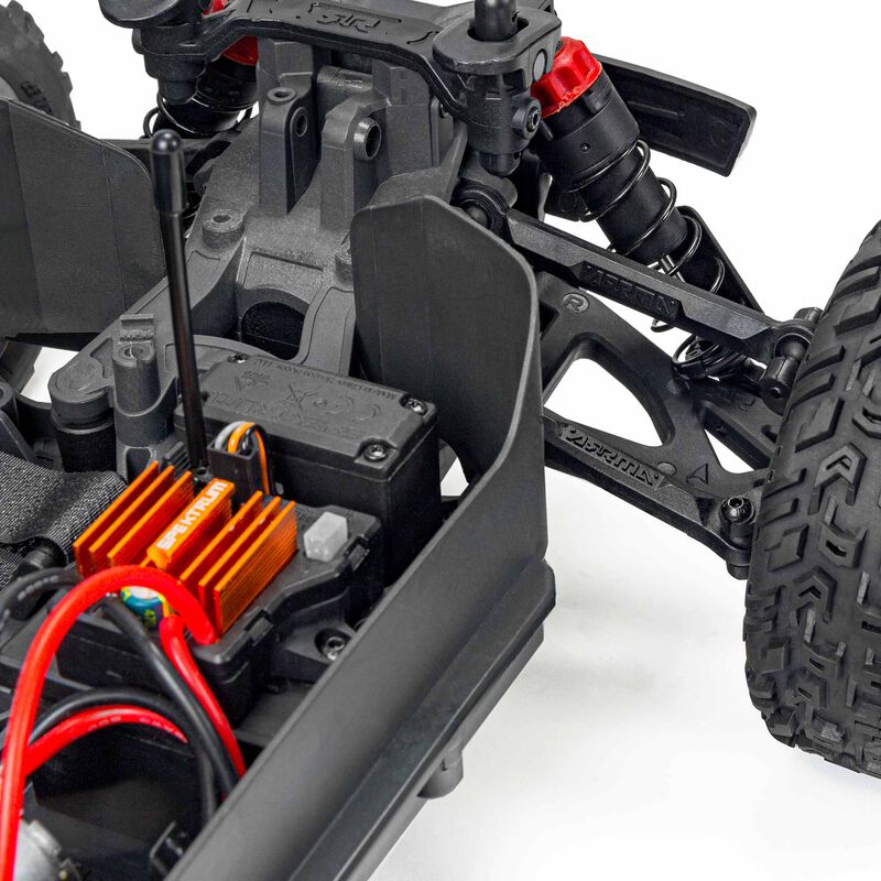ARRMA 1/10 VORTEKS 4X2 BOOST MEGA 550 Brushed Stadium Truck RTR with Battery & Charger, Red