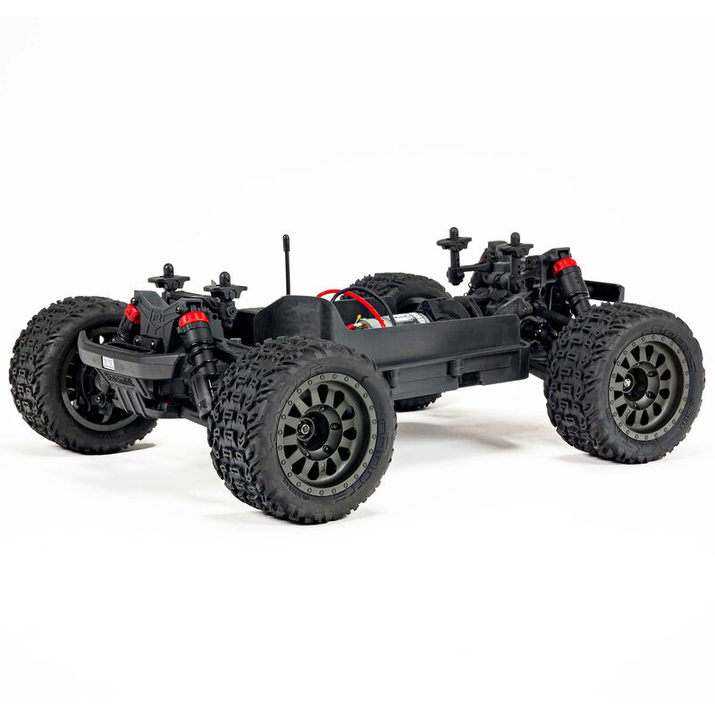 ARRMA 1/10 VORTEKS 4X2 BOOST MEGA 550 Brushed Stadium Truck RTR with Battery & Charger, Red