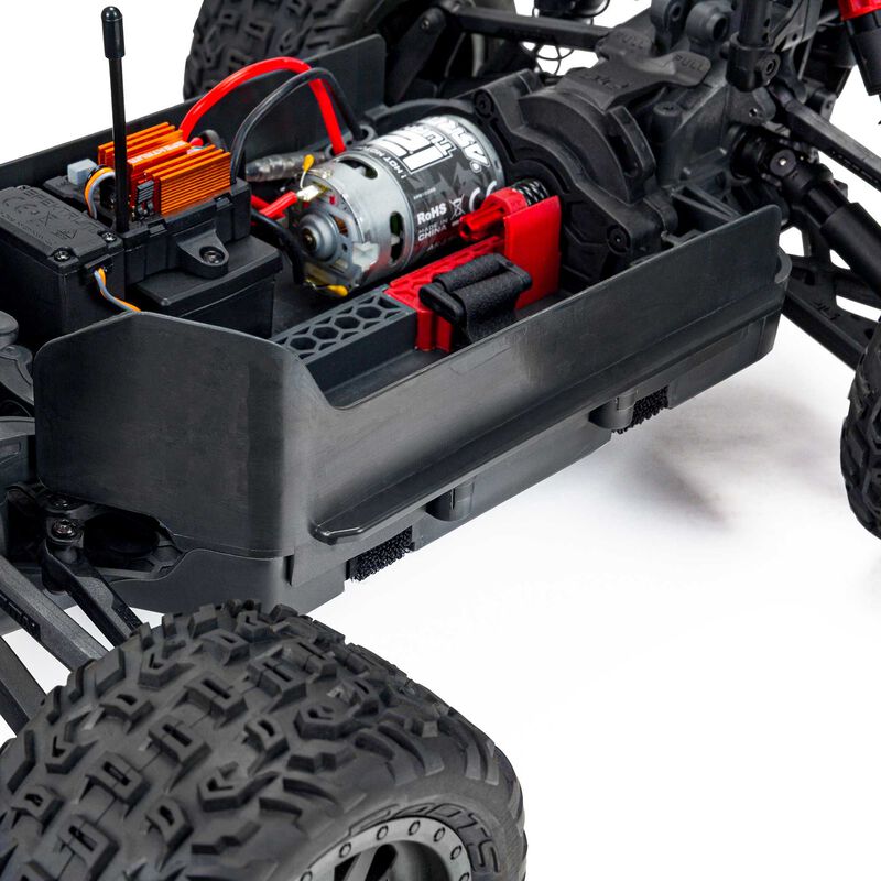 ARRMA 1/10 VORTEKS 4X2 BOOST MEGA 550 Brushed Stadium Truck RTR with Battery & Charger, Gunmetal