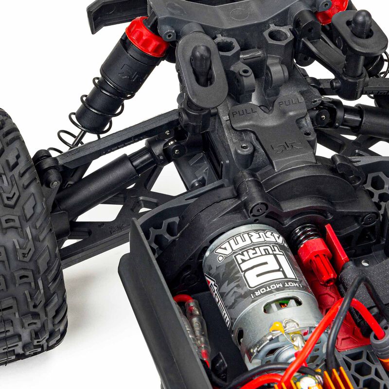 ARRMA 1/10 VORTEKS 4X2 BOOST MEGA 550 Brushed Stadium Truck RTR with Battery & Charger, Gunmetal