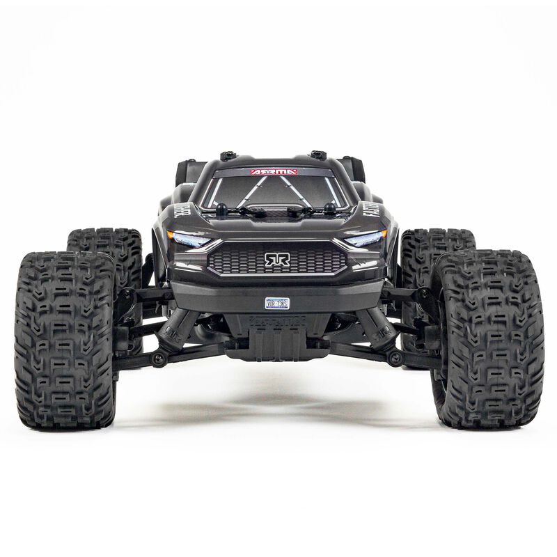 ARRMA 1/10 VORTEKS 4X2 BOOST MEGA 550 Brushed Stadium Truck RTR with Battery & Charger, Gunmetal