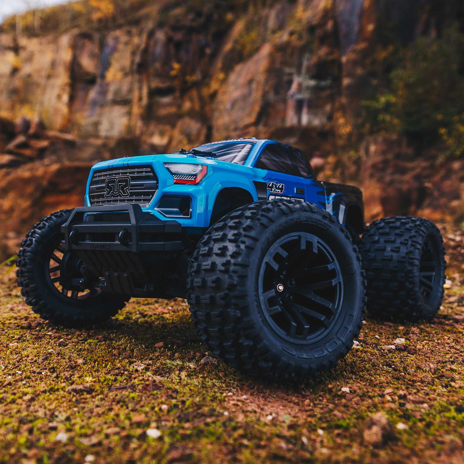 ARRMA 1/10 GRANITE 4X4 MEGA 550 Brushed Monster Truck RTR, Blue