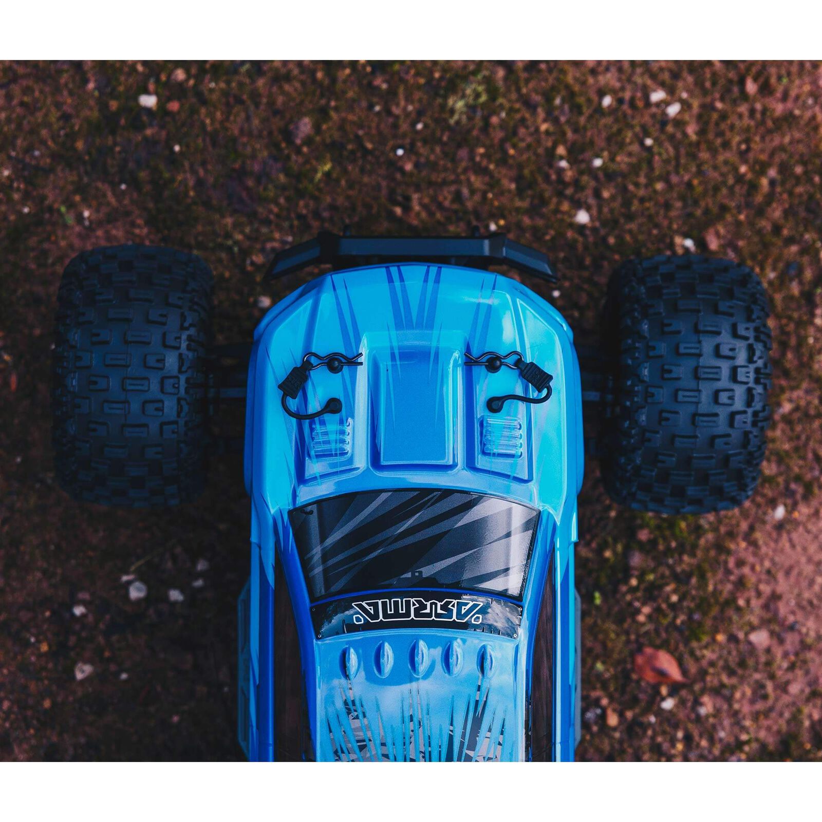ARRMA 1/10 GRANITE 4X4 MEGA 550 Brushed Monster Truck RTR, Blue