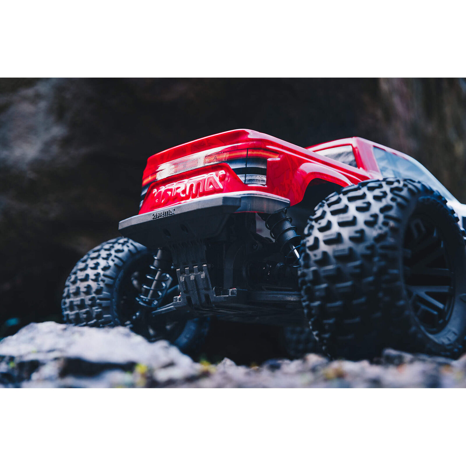 ARRMA 1/10 GRANITE 4X4 MEGA 550 Brushed Monster Truck RTR, Red