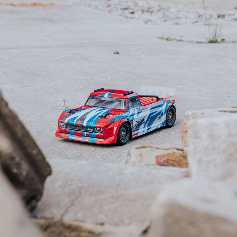 ARRMA 1/8 INFRACTION 4WD MEGA Resto-Mod Truck RTR, Red/Blue