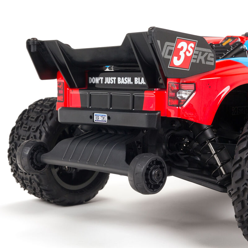 Arrma 1/10 VORTEKS 4X4 3S BLX Stadium Truck RTR, Red