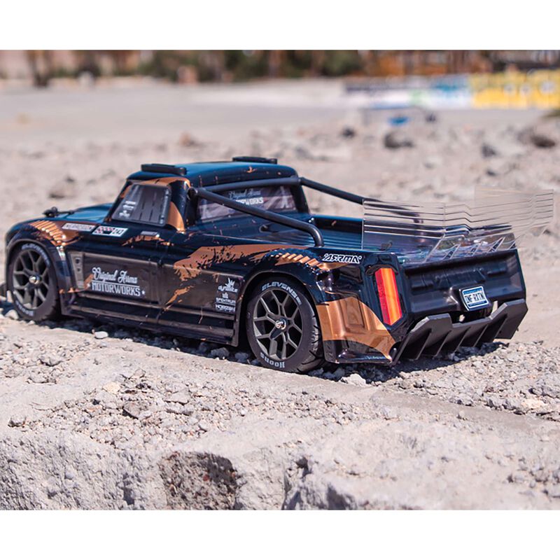 ARRMA 1/8 INFRACTION 4X4 3S BLX 4WD All-Road Street Bash Resto-Mod Truck RTR, Gold