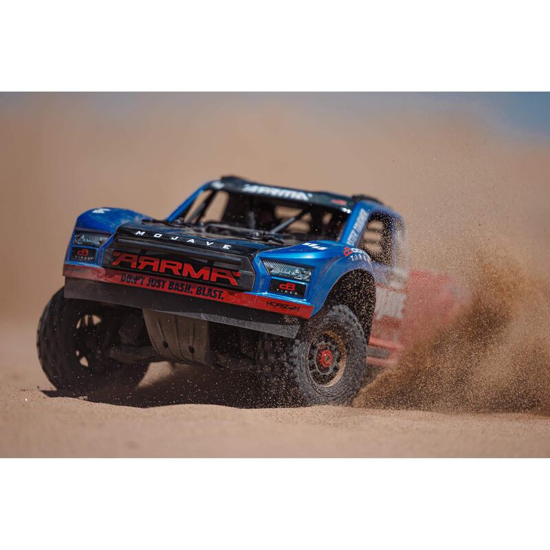ARRMA 1/8 MOJAVE 4X4 4S BLX Desert Truck RTR, Blue