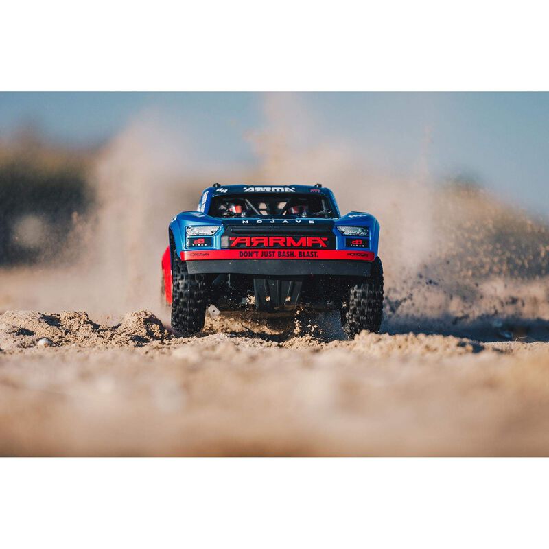 ARRMA 1/8 MOJAVE 4X4 4S BLX Desert Truck RTR, Blue