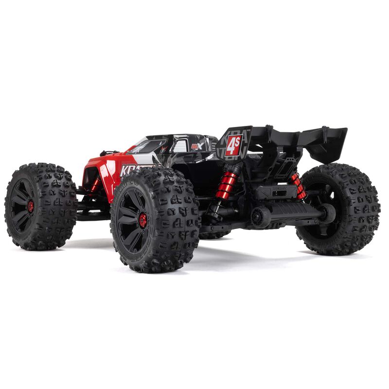 ARRMA 1/10 KRATON 4X4 4S V2 BLX Speed Monster Truck RTR, Red