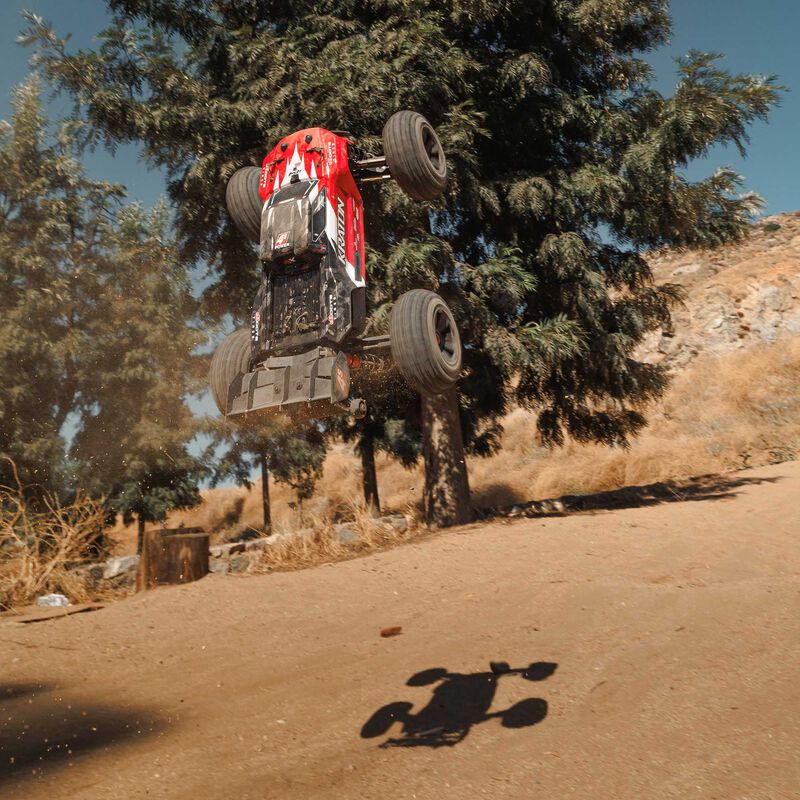 ARRMA 1/10 KRATON 4X4 4S V2 BLX Speed Monster Truck RTR, Red