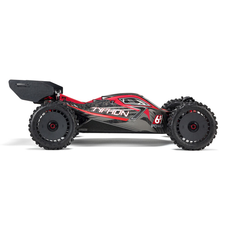 ARRMA 1/8 TYPHON 6S V5 4WD BLX Buggy with Spektrum Firma RTR, Black