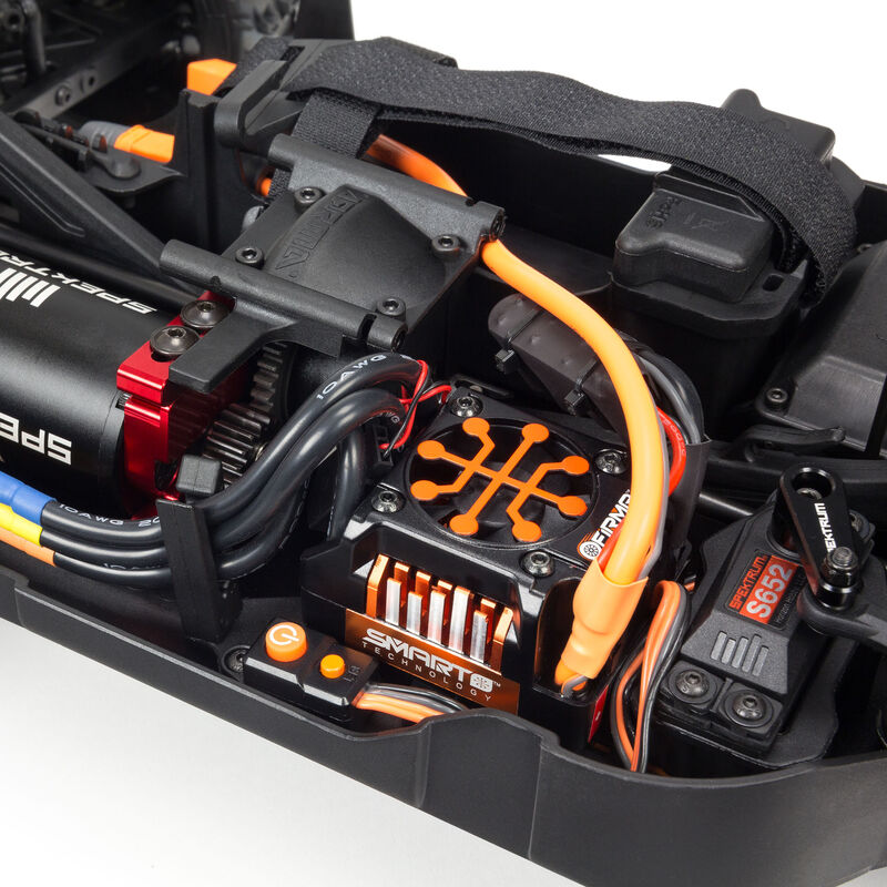 ARRMA 1/8 TYPHON 6S V5 4WD BLX Buggy with Spektrum Firma RTR, Black