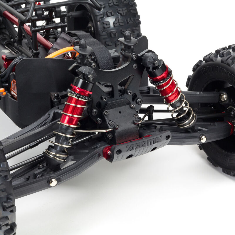 ARRMA 1/8 KRATON 6S V5 4WD BLX Speed Monster Truck with Spektrum Firma RTR, Red
