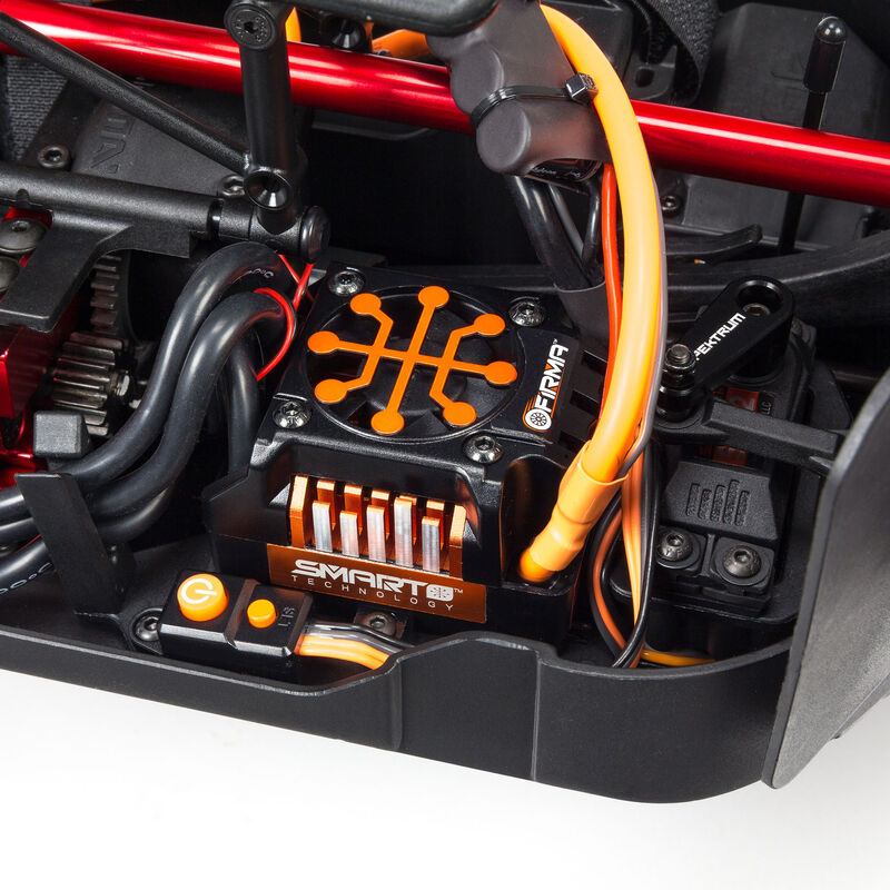 ARRMA 1/8 KRATON 6S V5 4WD BLX Speed Monster Truck with Spektrum Firma RTR, Red