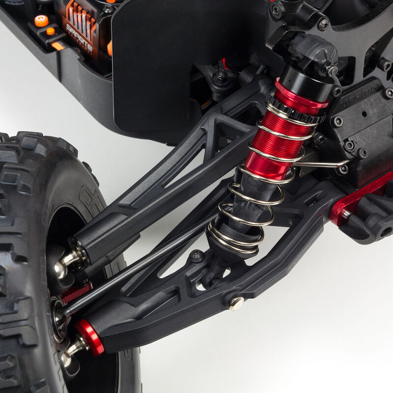 ARRMA 1/8 KRATON 6S V5 4WD BLX Speed Monster Truck with Spektrum Firma RTR, Red