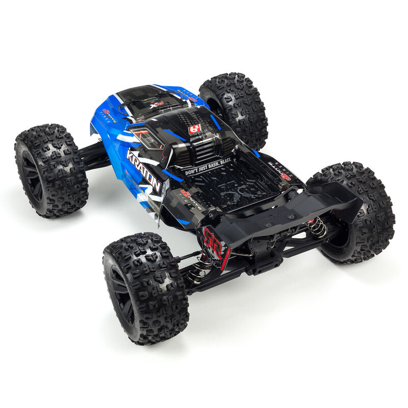 ARRMA 1/8 KRATON 6S V5 4WD BLX Speed Monster Truck with Spektrum Firma RTR, Blue