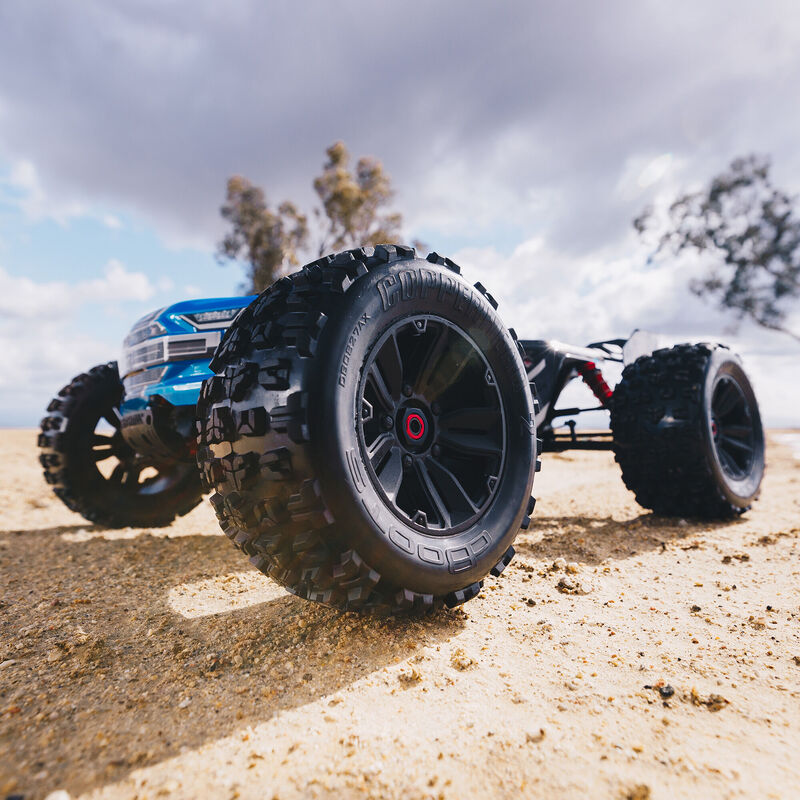 ARRMA 1/8 KRATON 6S V5 4WD BLX Speed Monster Truck with Spektrum Firma RTR, Blue