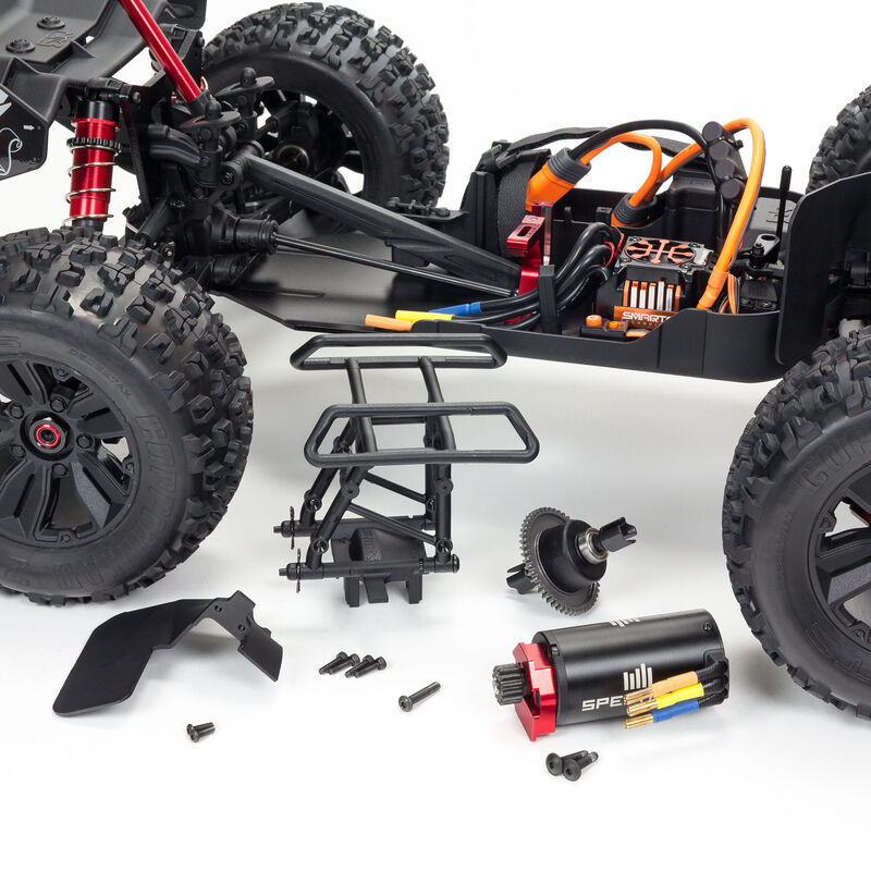 ARRMA 1/8 KRATON 6S V5 4WD BLX Speed Monster Truck with Spektrum Firma RTR, Blue