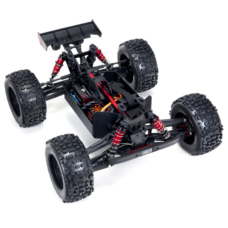 ARRMA 1/8 NOTORIOUS 6S V5 4WD BLX Stunt Truck with Spektrum Firma RTR, Blue