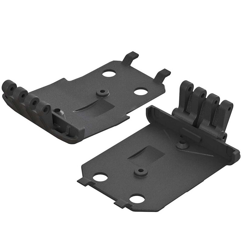 ARRMA F/R Lower Skidplate (2): 4x4 Granite MEGA AR320401