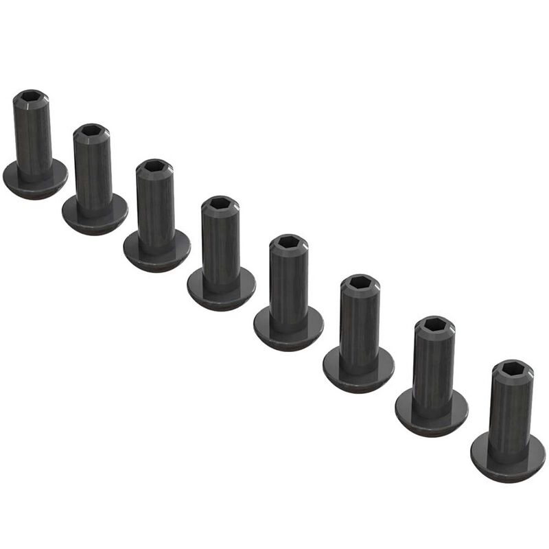 ARRMA Double Socket Button Head Screw 4x10mm (8) AR727410