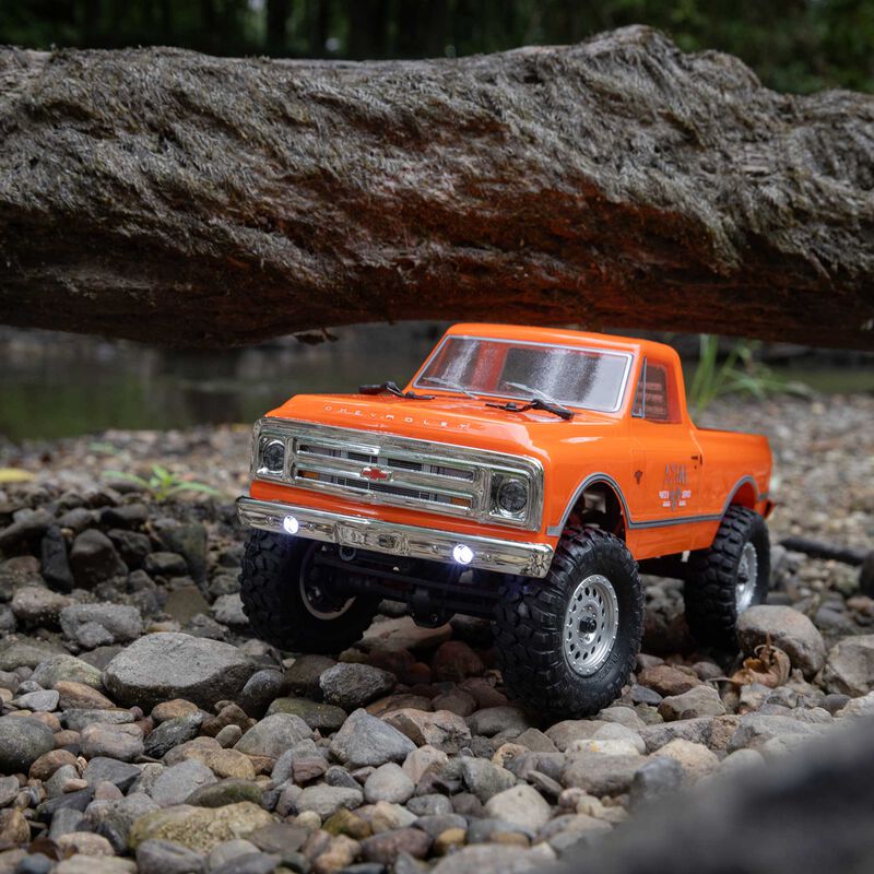 Axial 1/24 SCX24 1967 Chevrolet C10 4WD Brushed Truck RTR, Orange