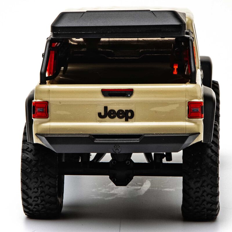 Axial Racing 1/24 SCX24 Jeep JT Gladiator 4WD Rock Crawler Brushed RTR, Beige