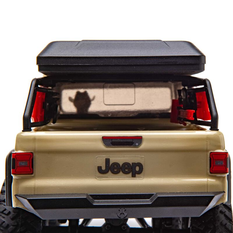 Axial Racing 1/24 SCX24 Jeep JT Gladiator 4WD Rock Crawler Brushed RTR, Beige