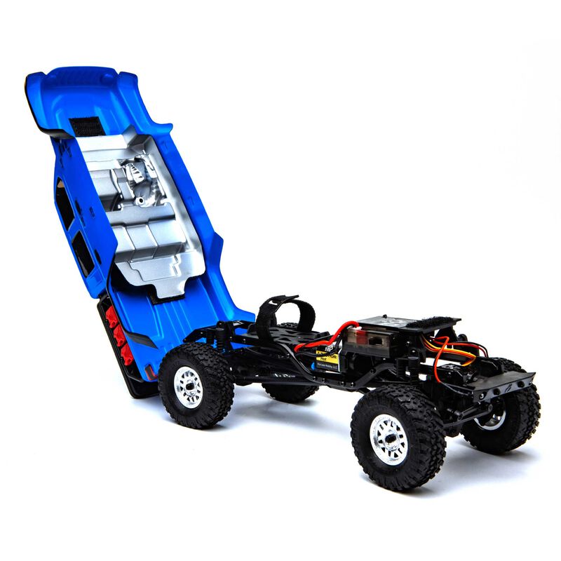 Axial Racing 1/24 SCX24 Jeep JT Gladiator 4WD Rock Crawler Brushed RTR, Blue