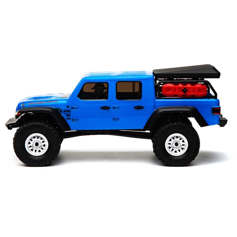 Axial Racing 1/24 SCX24 Jeep JT Gladiator 4WD Rock Crawler Brushed RTR, Blue
