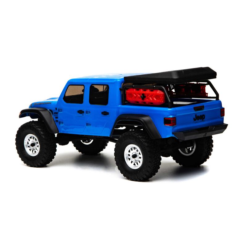 Axial Racing 1/24 SCX24 Jeep JT Gladiator 4WD Rock Crawler Brushed RTR, Blue