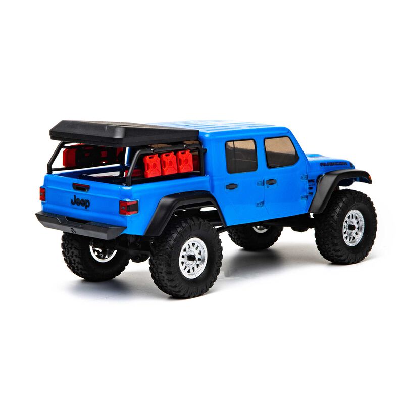 Axial Racing 1/24 SCX24 Jeep JT Gladiator 4WD Rock Crawler Brushed RTR, Blue