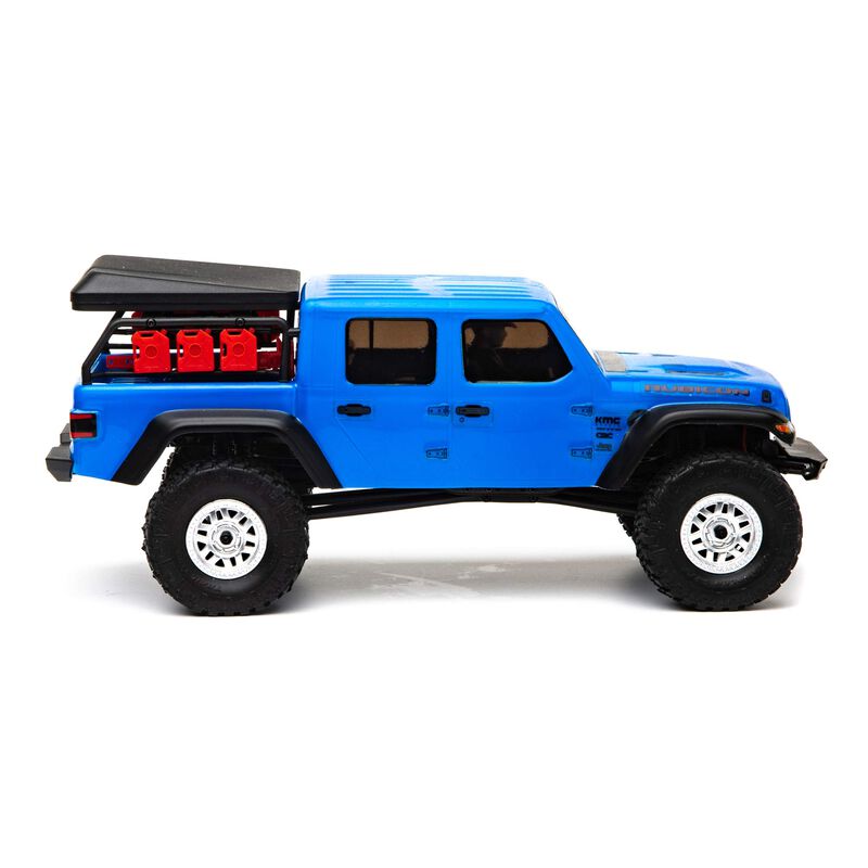 Axial Racing 1/24 SCX24 Jeep JT Gladiator 4WD Rock Crawler Brushed RTR, Blue