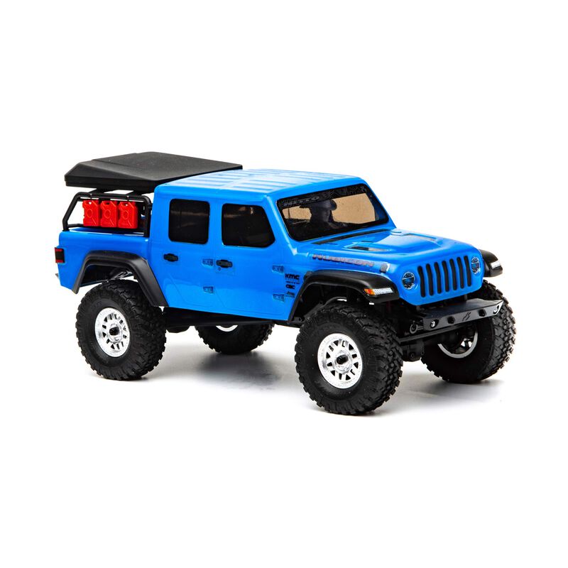 Axial Racing 1/24 SCX24 Jeep JT Gladiator 4WD Rock Crawler Brushed RTR, Blue