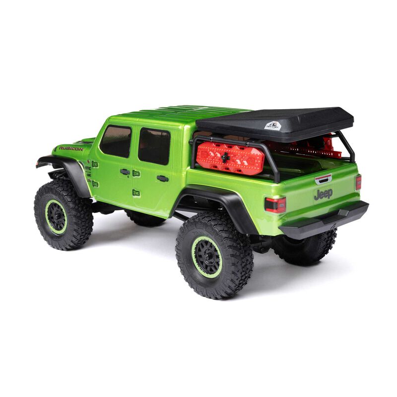 Axial 1/24 SCX24 Jeep JT Gladiator 4WD Rock Crawler Brushed RTR, Green