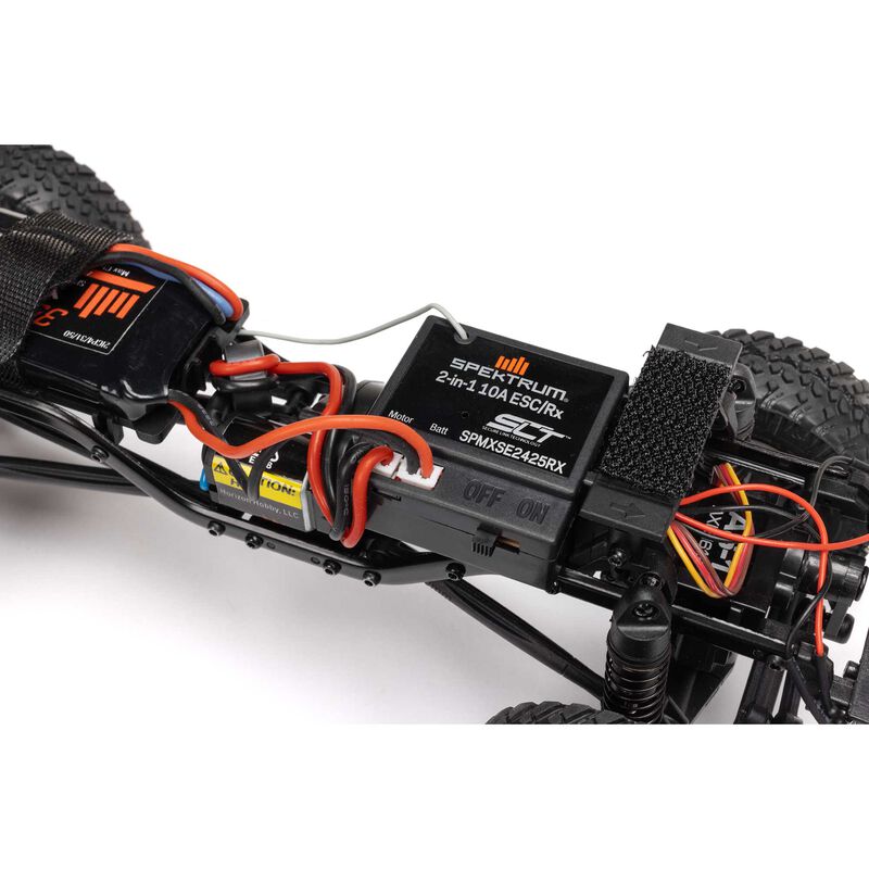 Axial 1/24 SCX24 Jeep JT Gladiator 4WD Rock Crawler Brushed RTR, White