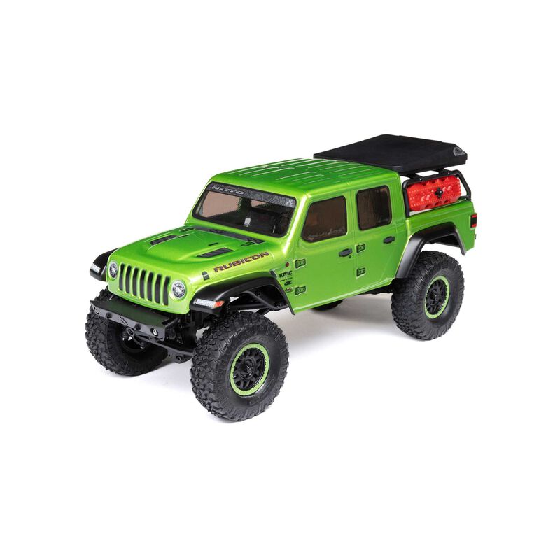 Axial 1/24 SCX24 Jeep JT Gladiator 4WD Rock Crawler Brushed RTR, Green