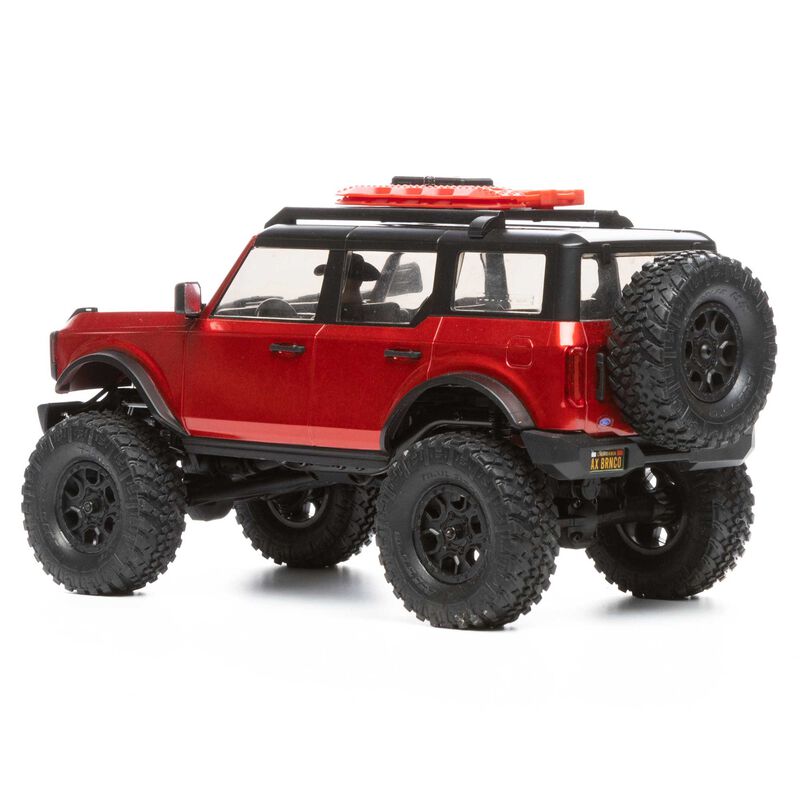 Axial 1/24 SCX24 2021 Ford Bronco 4WD Truck Brushed RTR, Red