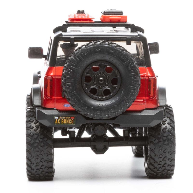 Axial 1/24 SCX24 2021 Ford Bronco 4WD Truck Brushed RTR, Red