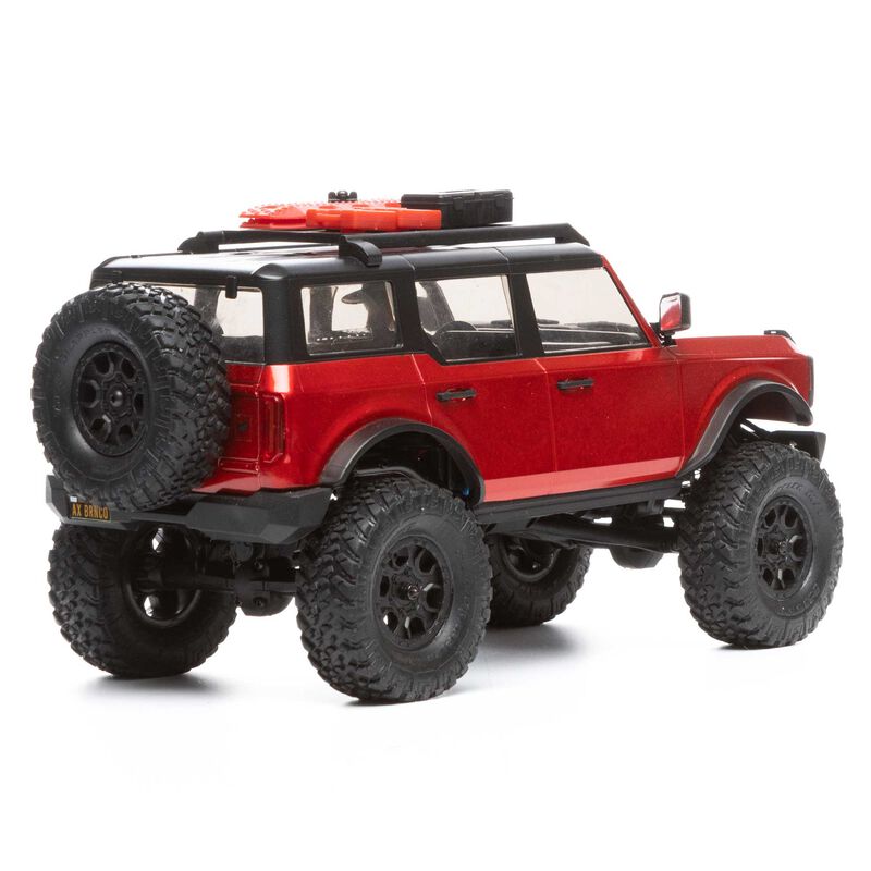 Axial 1/24 SCX24 2021 Ford Bronco 4WD Truck Brushed RTR, Red