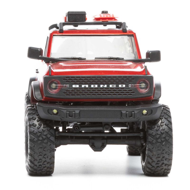 Axial 1/24 SCX24 2021 Ford Bronco 4WD Truck Brushed RTR, Red