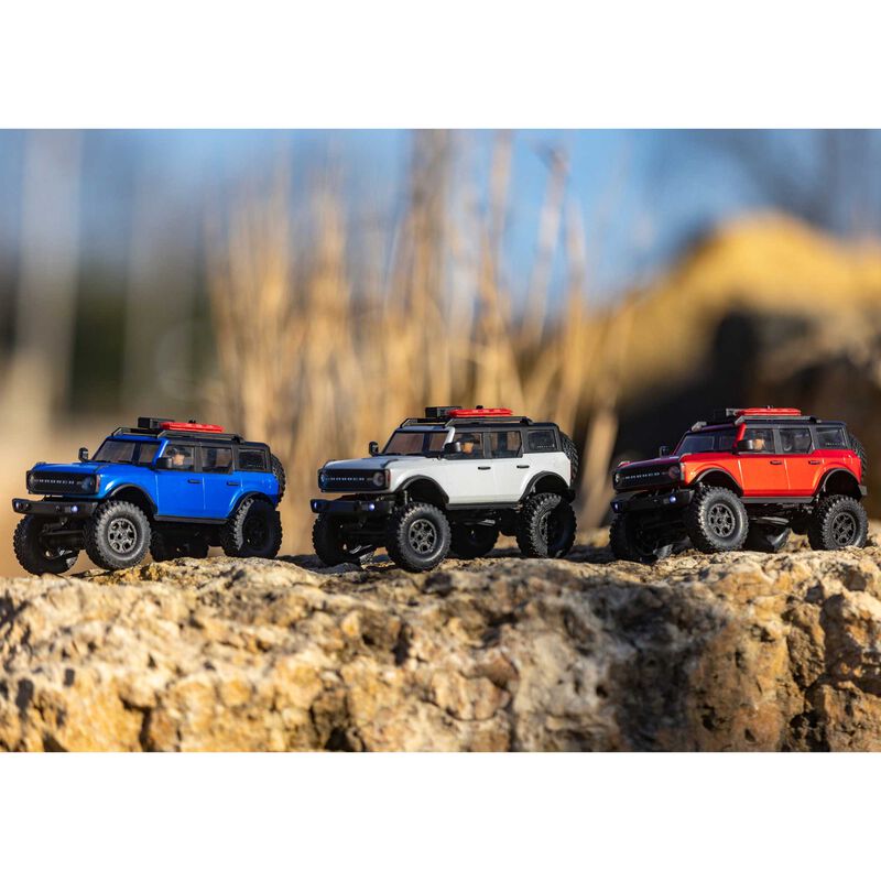 Axial 1/24 SCX24 2021 Ford Bronco 4WD Truck Brushed RTR, Red