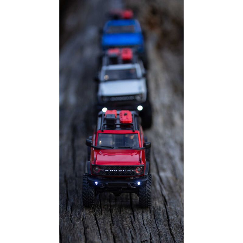 Axial 1/24 SCX24 2021 Ford Bronco 4WD Truck Brushed RTR, Red