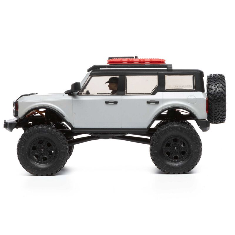 Axial 1/24 SCX24 2021 Ford Bronco 4WD Truck Brushed RTR, Grey