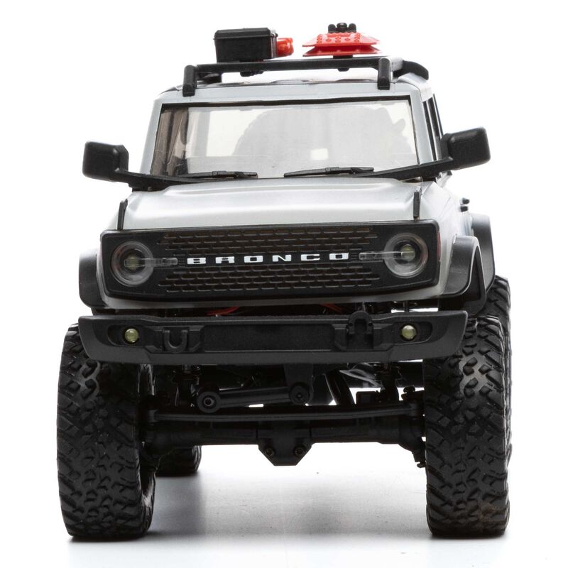 Axial 1/24 SCX24 2021 Ford Bronco 4WD Truck Brushed RTR, Grey