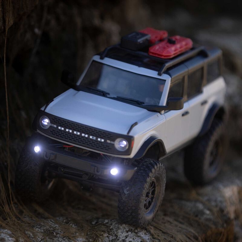 Axial 1/24 SCX24 2021 Ford Bronco 4WD Truck Brushed RTR, Grey